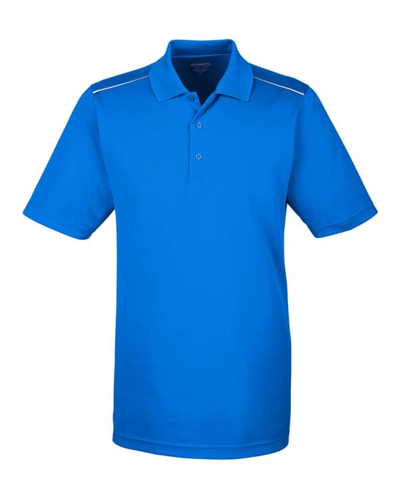 Front view of Radiant Performance Piquéé Polo With Reflective Piping
