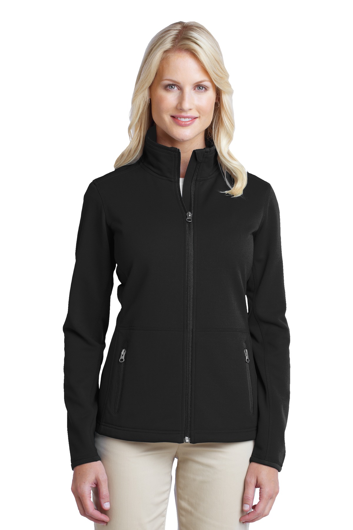 Front view of Women’s Pique Fleece Jacket