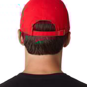 Back view of Adult Classic Cut Brushed Cotton Twill Unstructured Cap