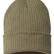 Back view of Sustainable Rib Cuffed Beanie