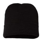 Front view of USA-Made 12″ Cuffed Beanie