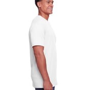 Side view of Men’s Softstyle CVC T-Shirt