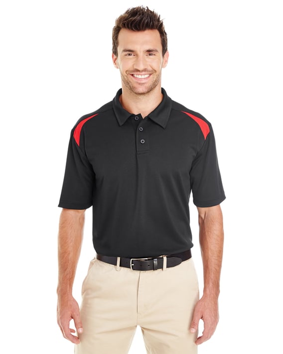 Front view of Men’s 6 Oz. Performance Team Polo