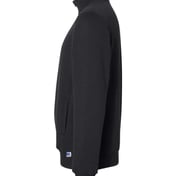 Side view of Dri Power® Quarter-Zip Cadet Collar Sweatshirt