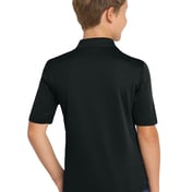 Back view of Youth Silk Touch Performance Polo