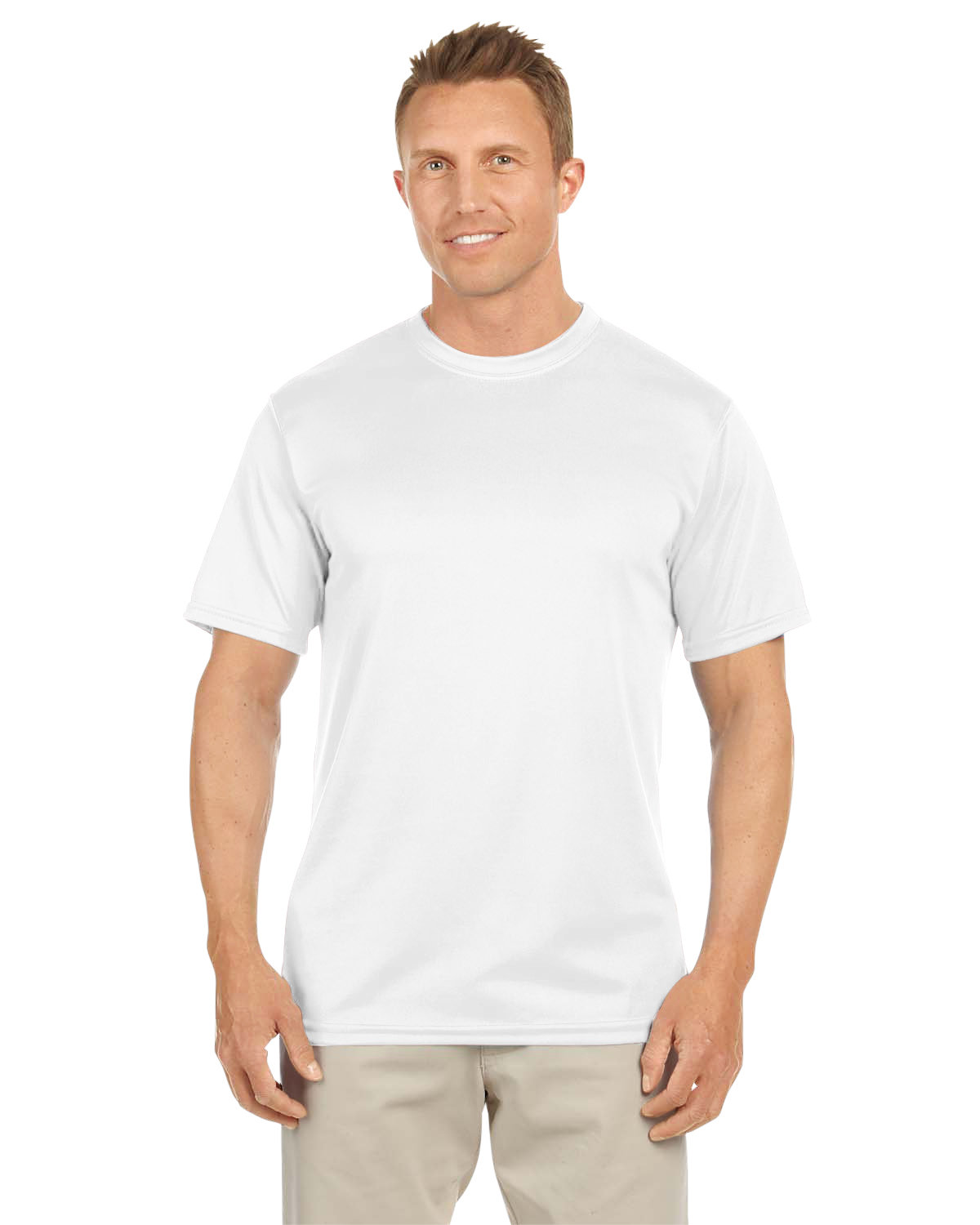 Front view of Adult Wicking T-Shirt