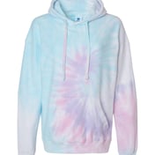 Front view of Tie-Dyed Cloud Fleece Hooded Sweatshirt