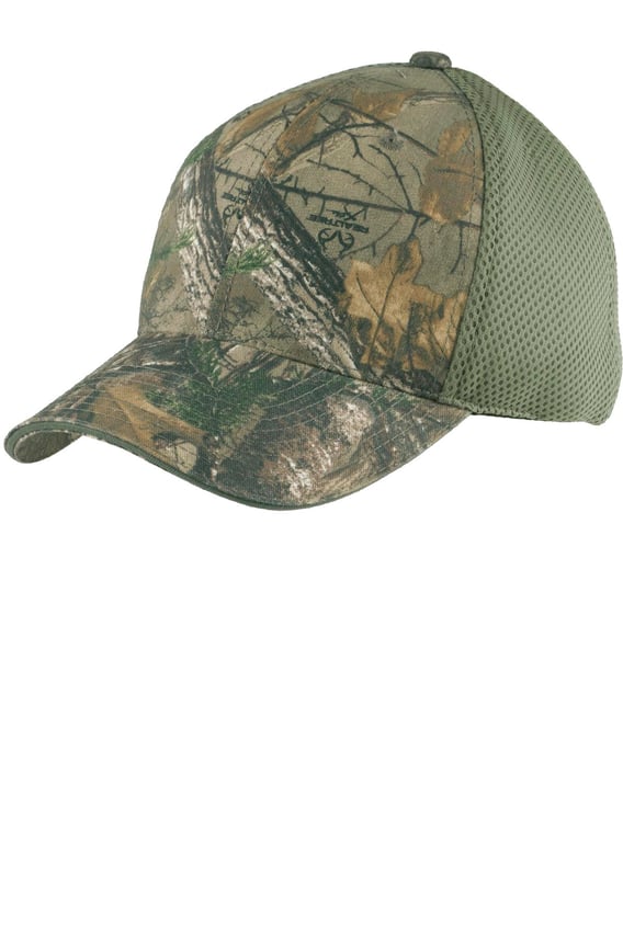 Front view of Camouflage Cap With Air Mesh Back