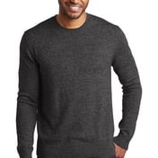 Front view of Marled Crew Sweater