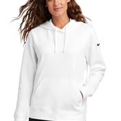 Front view of Women’s Club Fleece Sleeve Swoosh Pullover Hoodie