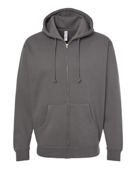 Front view of Heavyweight Full-Zip Hooded Sweatshirt