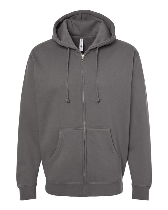 Front view of Heavyweight Full-Zip Hooded Sweatshirt