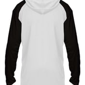Back view of Breakout Youth Hooded T-Shirt