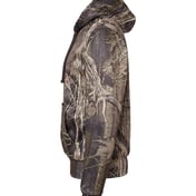 Side view of Polyester Tailgate Hooded Sweatshirt