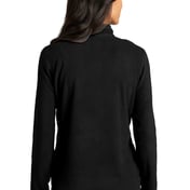 Back view of Ladies 1/2-Zip Microfleece Jacket