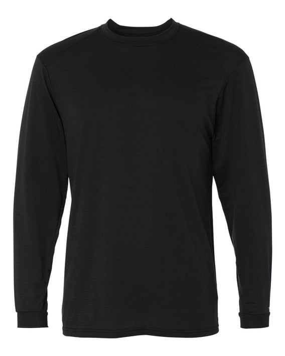 Front view of B-Tech Cotton-Feel Long Sleeve T-Shirt