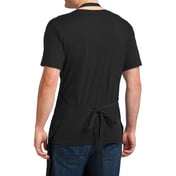 Back view of Easy Care Extra Long Bib Apron With Stain Release