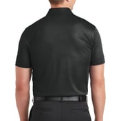 Back view of Dri-FIT Embossed Tri-Blade Polo