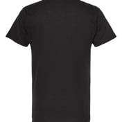 Back view of Poly-Rich V-Neck T-Shirt