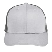 Front view of Youth Zone Sonic Heather Trucker Cap