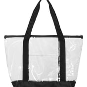 Back view of Clear Boat Tote
