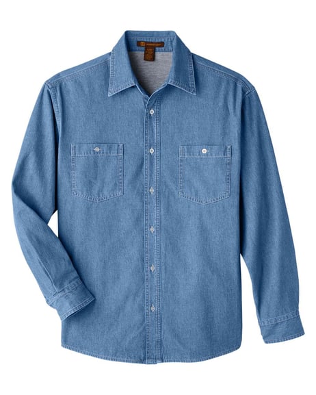 Front view of Denim Shirt Jacket