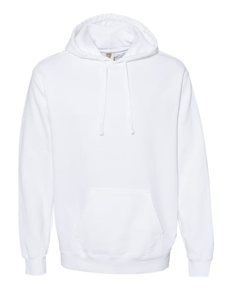Front view of Garment-Dyed Hooded Sweatshirt