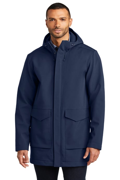 Front view of Collective Outer Soft Shell Parka