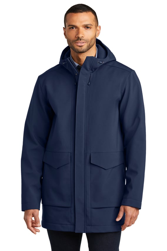 Front view of Collective Outer Soft Shell Parka