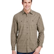 Front view of Yarn-Dyed Poplin Paseo Plaid Shirt