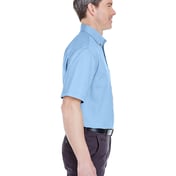 Side view of Adult Cypress Short-Sleeve Denim With Pocket