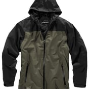 Front view of Adult Torrent Softshell Hooded Jacket