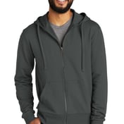 Front view of Unisex Organic French Terry Full-Zip Hoodie