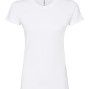 Front view of Women’s Fine Jersey Slim Fit T-Shirt