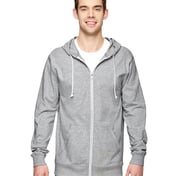 Front view of Adult Sofspun® Jersey Full-Zip Hooded Sweatshirt