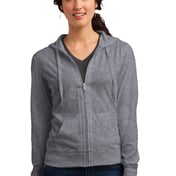 Front view of Women’s Fitted Jersey Full-Zip Hoodie
