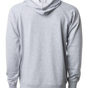 Back view of Icon Lightweight Loopback Terry Hooded Sweatshirt