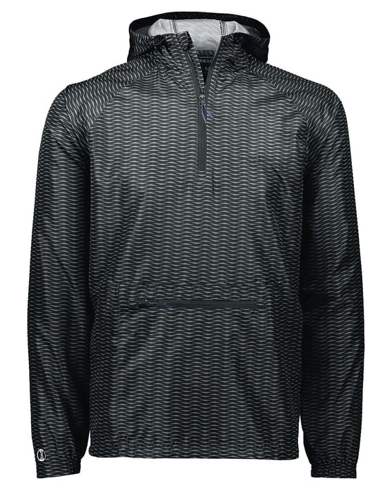 Front view of Range Hooded Packable Quarter-Zip Jacket