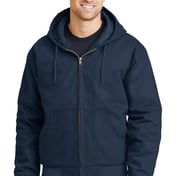 Front view of Duck Cloth Hooded Work Jacket