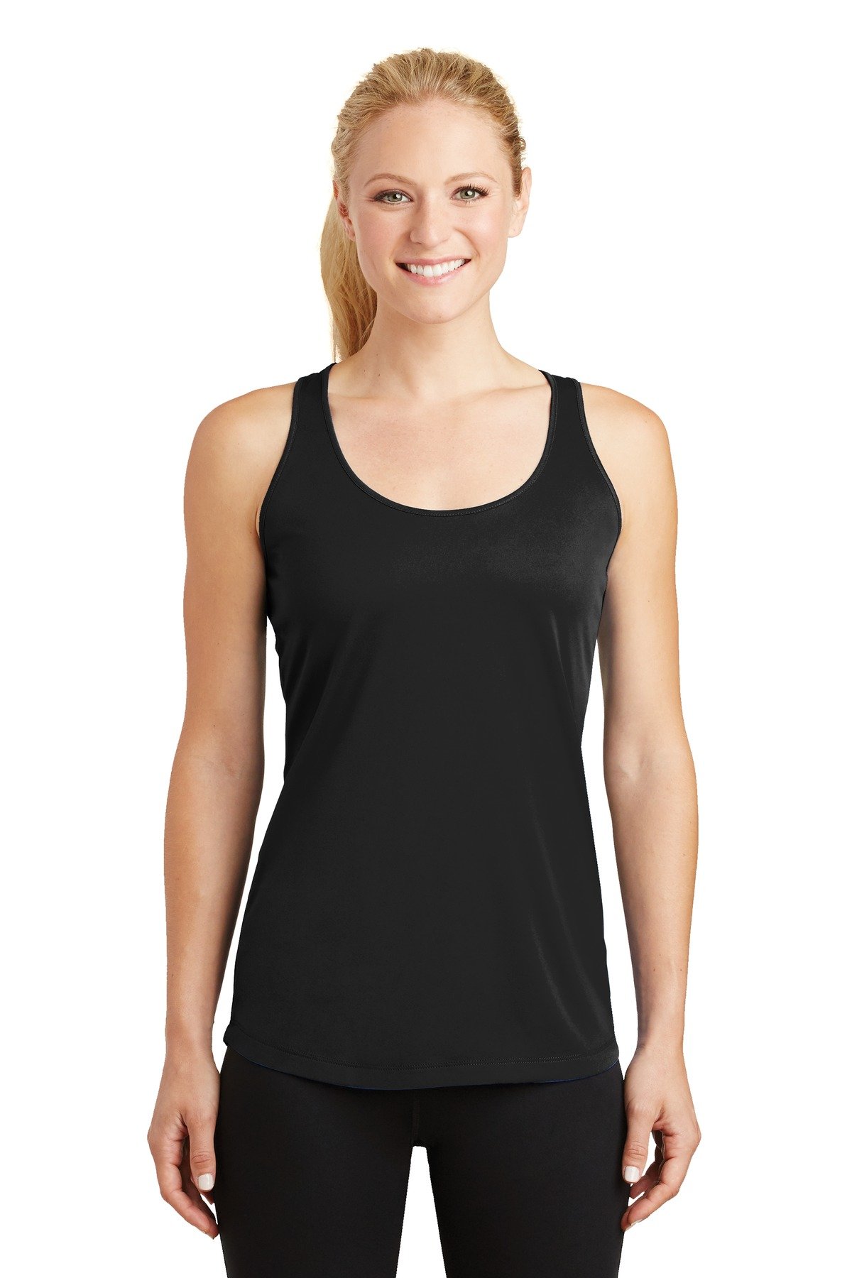 Front view of Ladies PosiCharge® Competitor Racerback Tank