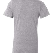 Back view of Women’s Relaxed Fit Heather CVC Tee