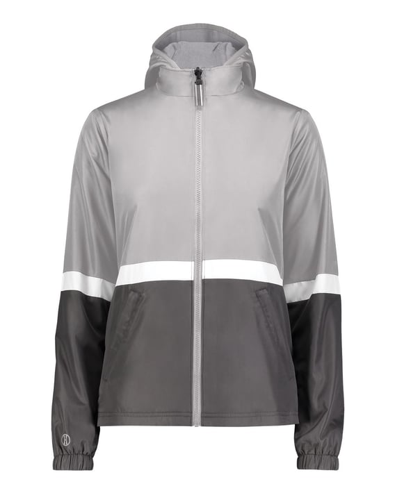 Front view of Women’s Turnabout Reversible Hooded Jacket