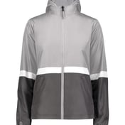 Front view of Women’s Turnabout Reversible Hooded Jacket