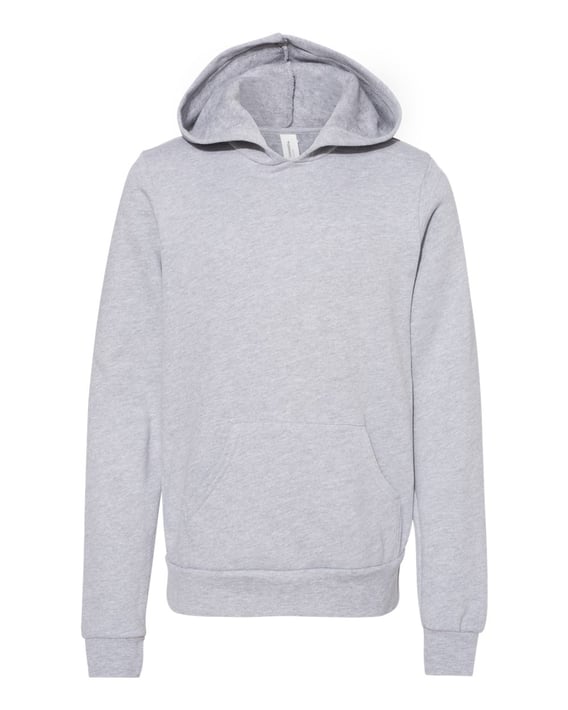 Front view of Youth Sponge Fleece Hoodie