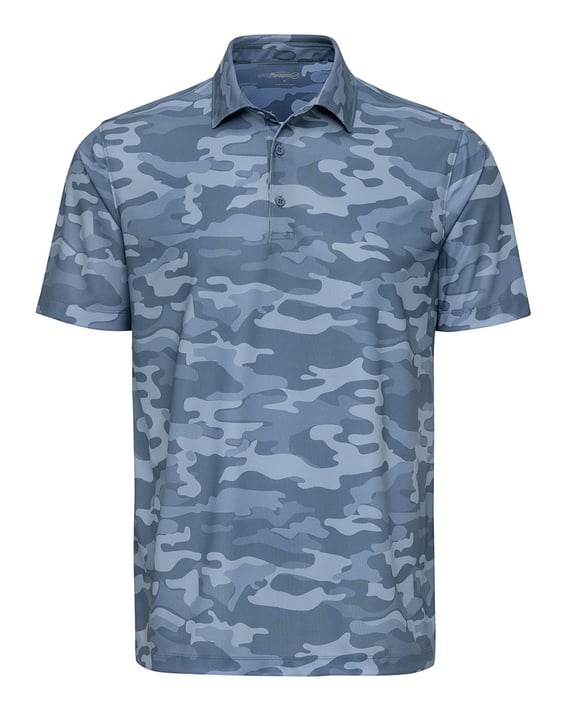 Front view of Newport Camo Polo