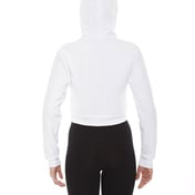 Back view of Ladies’ Cropped Flex Fleece Zip Hoodie