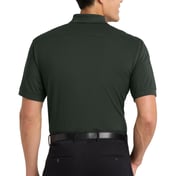 Back view of Stretch Pique Polo