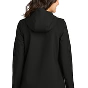 Back view of Women’s Collective Outer Soft Shell Parka