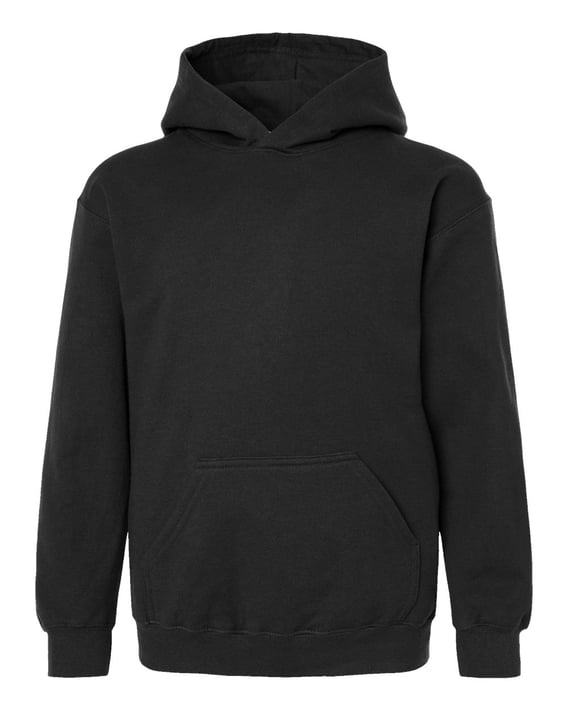 Front view of Youth Hooded Sweatshirt