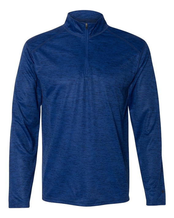 Front view of Tonal Blend Quarter-Zip Pullover